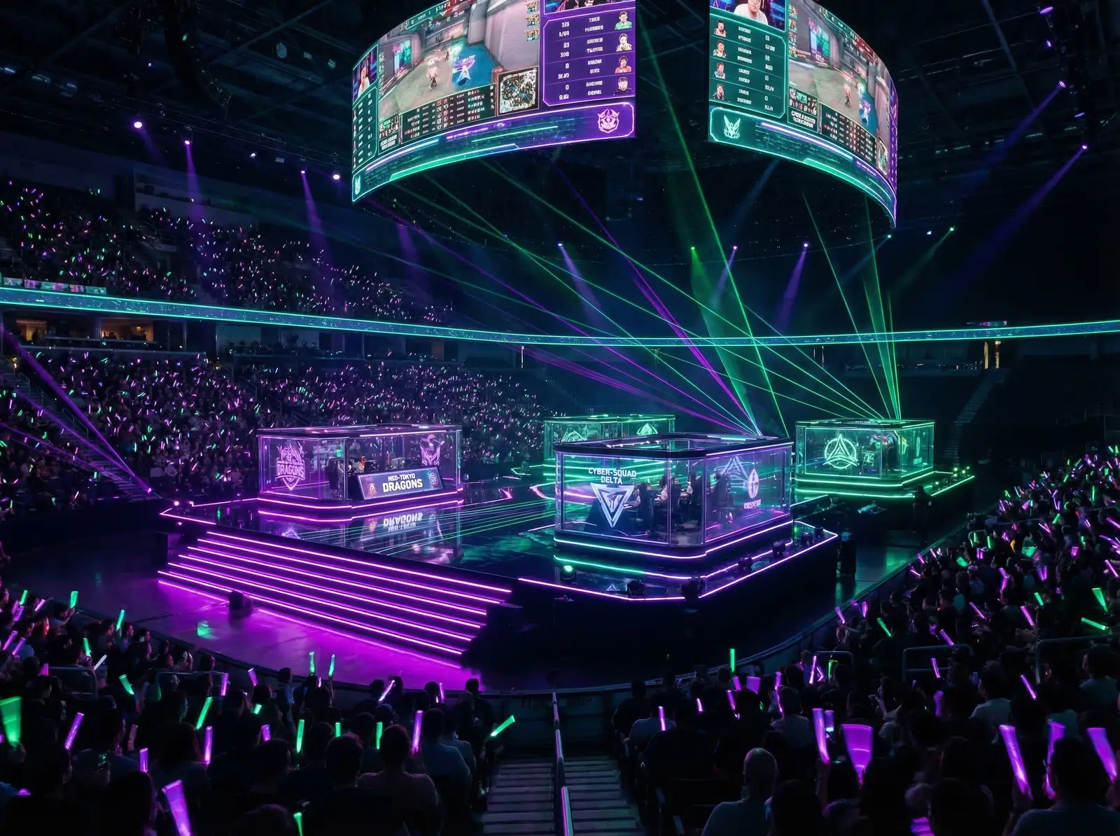 电竞赛事舞台 - 每日大赛 | 竞技现场